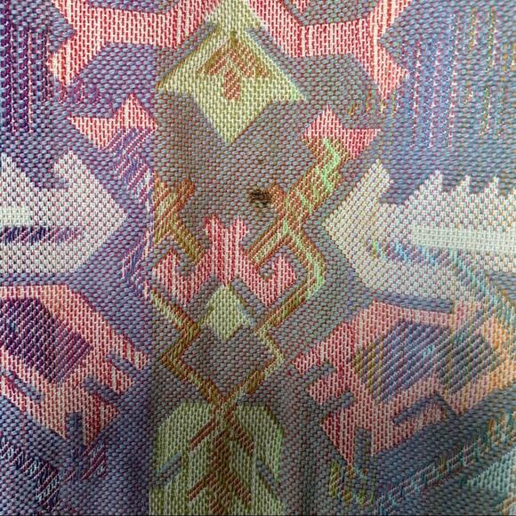 Vintage Serge Azar Paris Purple Southwestern Printed Blazer-M - Picture 7 of 7